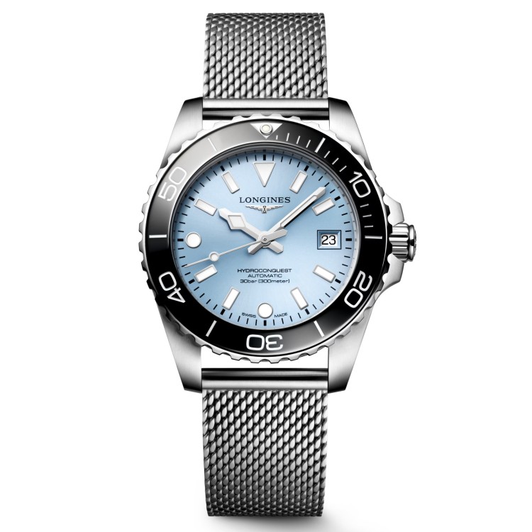 Longines Hydroconquest L3.779.4.99.6 Automatico 39 mm Blu Bracciale Acciaio