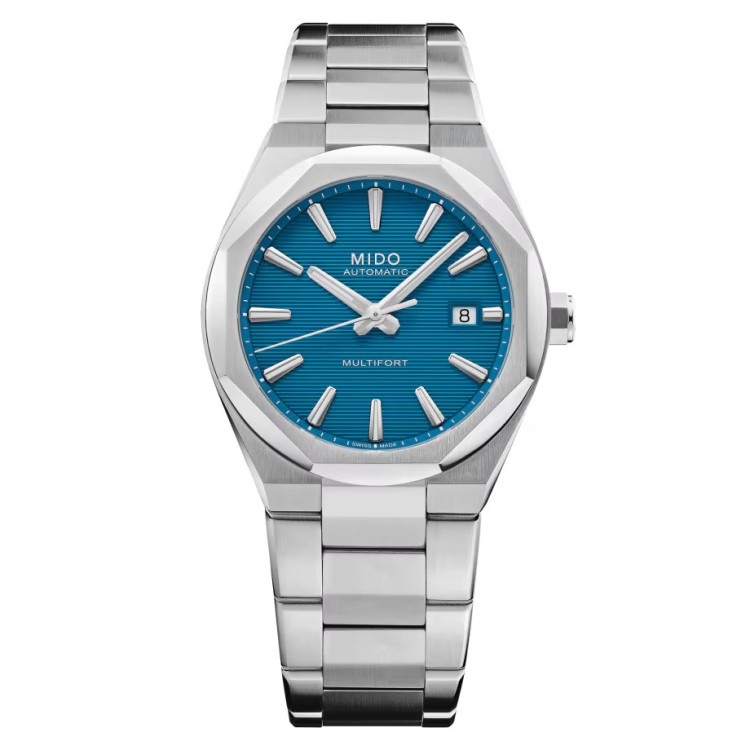 Mido Multifort M055.507.11.041.00 Automatico 40 mm Blu Bracciale Acciaio