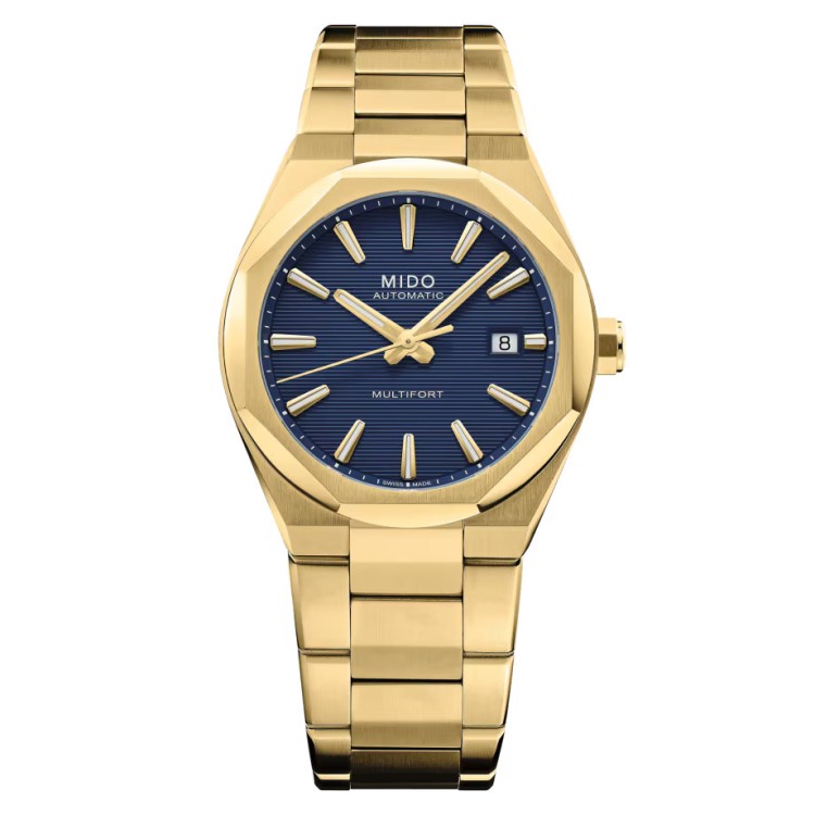 Mido Multifort M055.507.33.041.00 Automatico 40 mm Blu Bracciale Acciaio