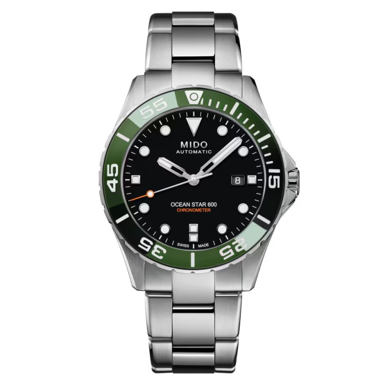 Mido Ocean Star M026.608.11.051.01 Automatico 43.5 mm Nero Caucciù