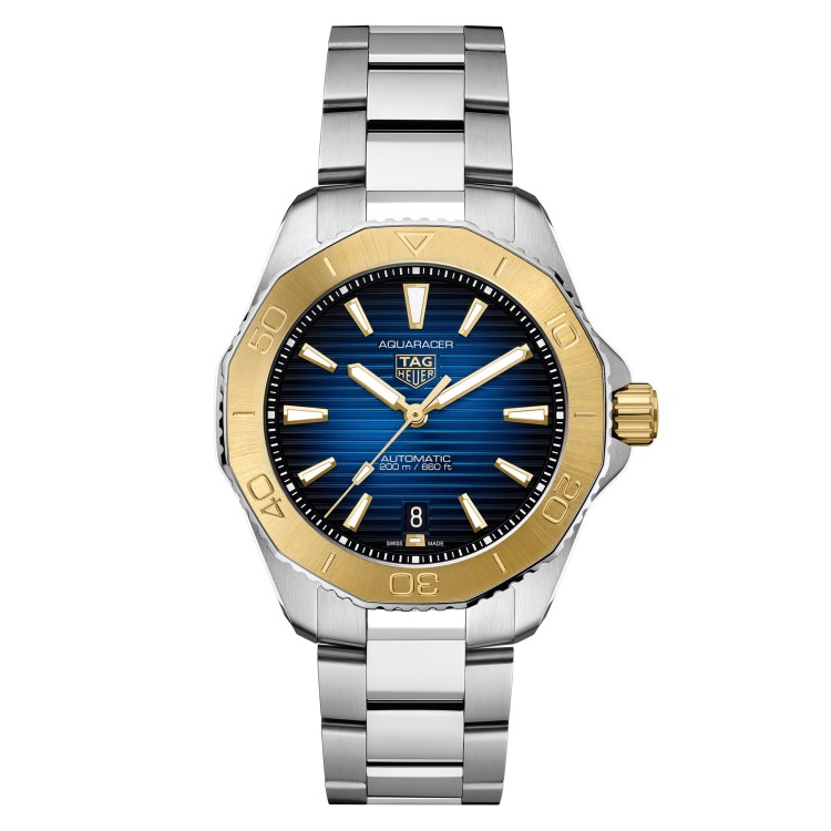 Tag Heuer Aquaracer WBP2150.BA0627 Automatico 40 mm Blu Bracciale Acciaio