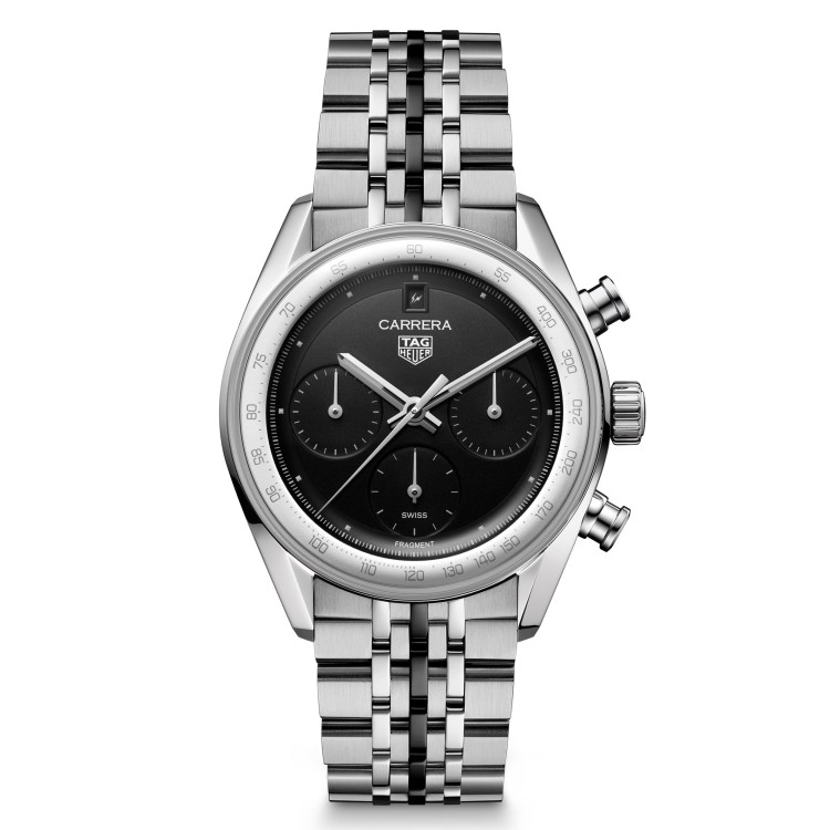 Tag Heuer Carrera CBS221B.BA0045 Cronografo Automatico 39 mm Nero Bracciale Acciaio