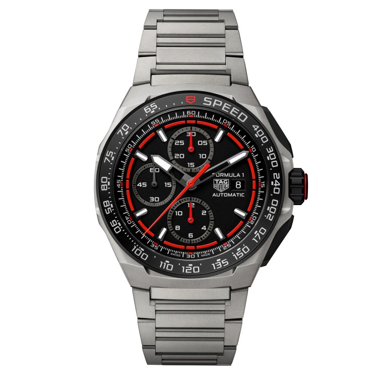 Tag Heuer Formula 1 CBZ2082.BF0009 Cronografo Automatico 44 mm Ciliegia Bracciale Titanio