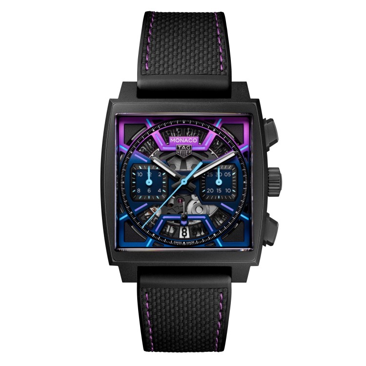 Tag Heuer Monaco CBL218E.FT6312 Cronografo Automatico 39 mm Titanio Viola