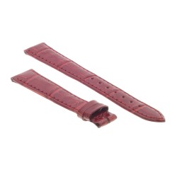 Longines Cinturino Alligatore L682162711 Rosso Lucido 15/12 mm Dolce Vita, Evidenza. 2