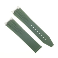 Longines Cinturino Caucciù verde 21/18 mm Conquest 2023, 41 mm,  L3.830.4 2