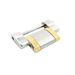 Longines maglia acciaio e oro giallo bicolore per Master Collection L2.628.5 e simili, cassa diametro 38,5 2