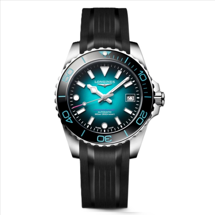 Longines Hydroconquest L3.779.4.56.6 COMMONWEALTH GAMES 2026 Automatico 39 mm Acciaio Blu Cinturino CaucciùL3.779.4.09.9