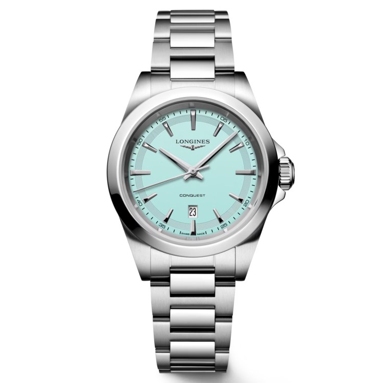 Longines Conquest L3.350.4.92.6 Quarzo 30 mm Blu Bracciale Acciaio
