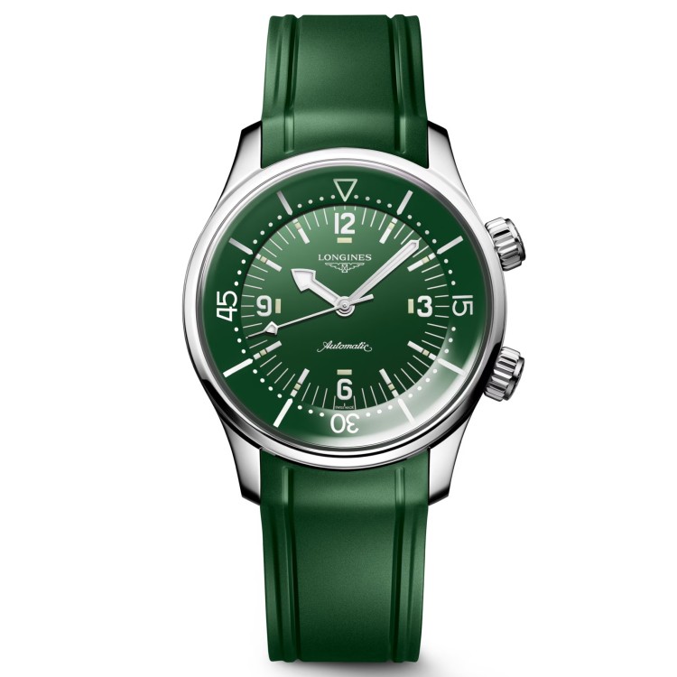 Longines Longines Legend Diver L3.764.4.06.9 39 mm Verde