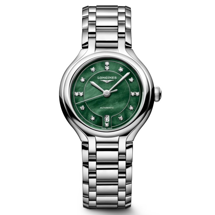 Longines Longines Primaluna L8.123.4.07.6 30 mm Madreperla Bracciale Acciaio