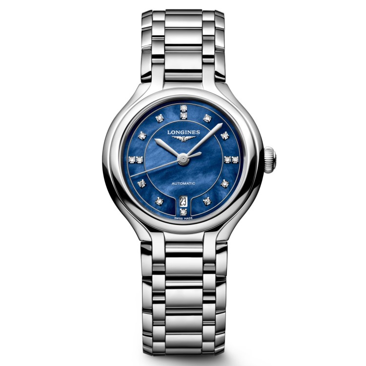 Longines Longines Primaluna L8.123.4.97.6 30 mm Madreperla Bracciale Acciaio