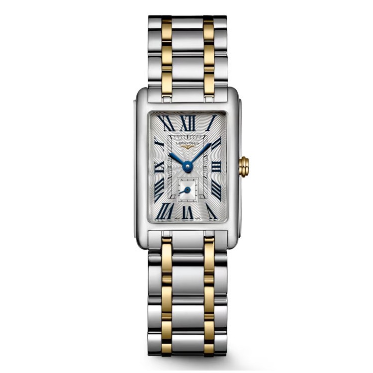 LONGINES DOLCE VITA L5.255.5.70.7 Acciaio Oro Giallo Quarzo Romani 32 x 20,8 mm.