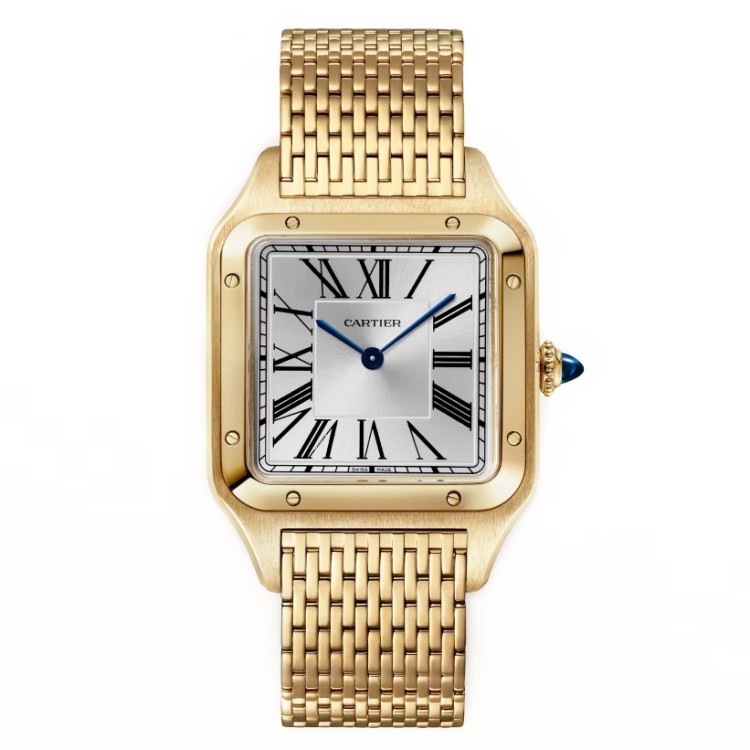 Cartier Santos-dumont WGSA0122 Carica Manuale 43.5 mm Bracciale Oro Giallo