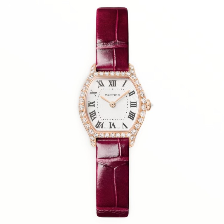 Cartier Tortue WJTO0011 Quarzo 26.1 mm Bianco
