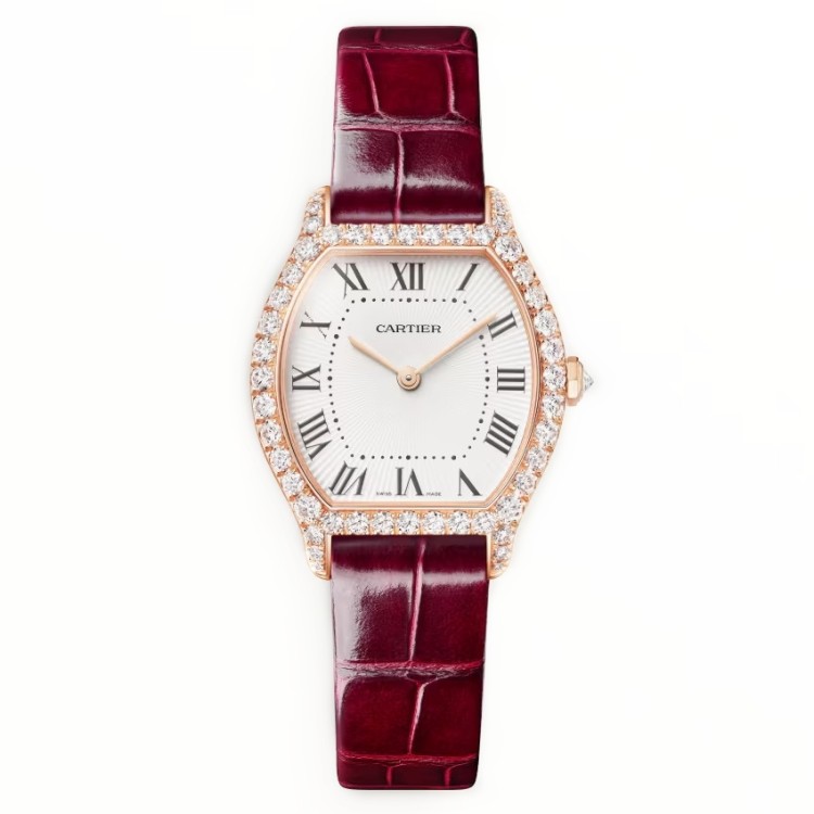Cartier Tortue WJTO0012 Quarzo 33.4 mm Bianco