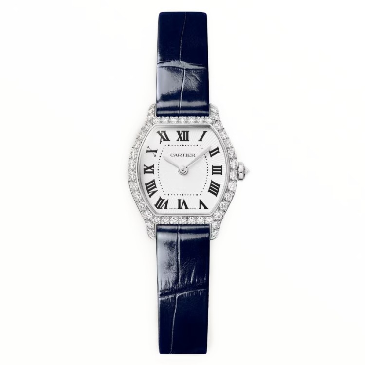 Cartier Tortue WJTO0013 Quarzo 26.1 mm Bianco