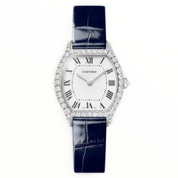 Cartier Tortue WJTO0014 Quarzo 33.4 mm Bianco