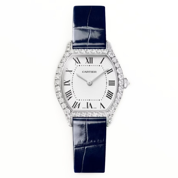 Cartier Tortue WJTO0014 Quarzo 33.4 mm Bianco