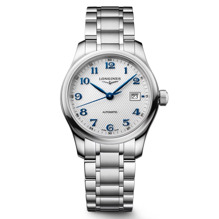 Longines Longines Master L2.449.4.73.6 30 mm Argentè Bracciale Acciaio