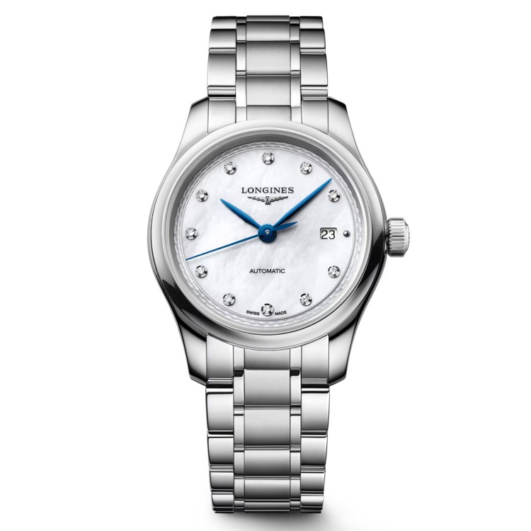Longines Longines Master L2.449.4.87.6 30 mm Madreperla Bracciale Acciaio