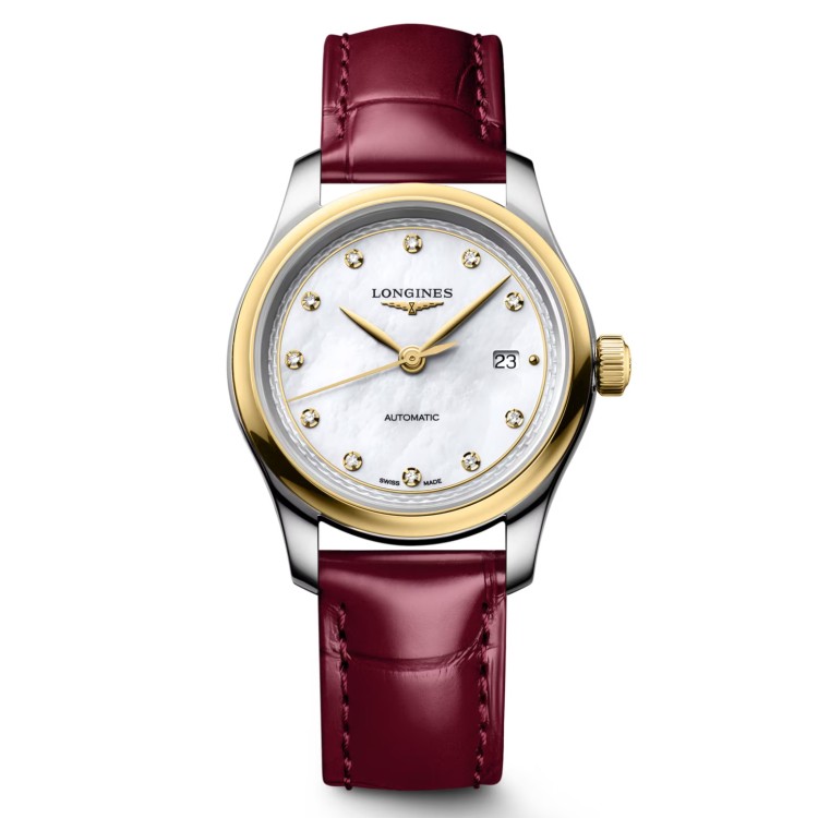 Longines Longines Master L2.449.5.87.2 Automatico 30 mm Madreperla
