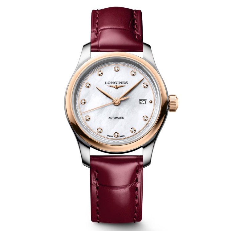 Longines Longines Master L2.449.5.89.2 Automatico 30 mm Madreperla