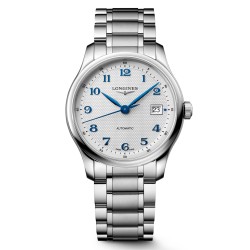 Longines Longines Master L2.949.4.73.6 39 mm Argentè Bracciale Acciaio