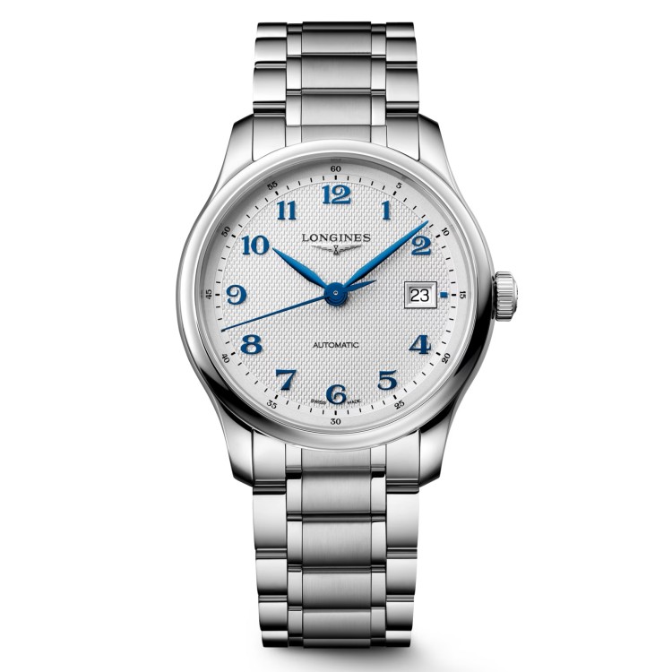 Longines Longines Master L2.949.4.73.6 39 mm Argentè Bracciale Acciaio