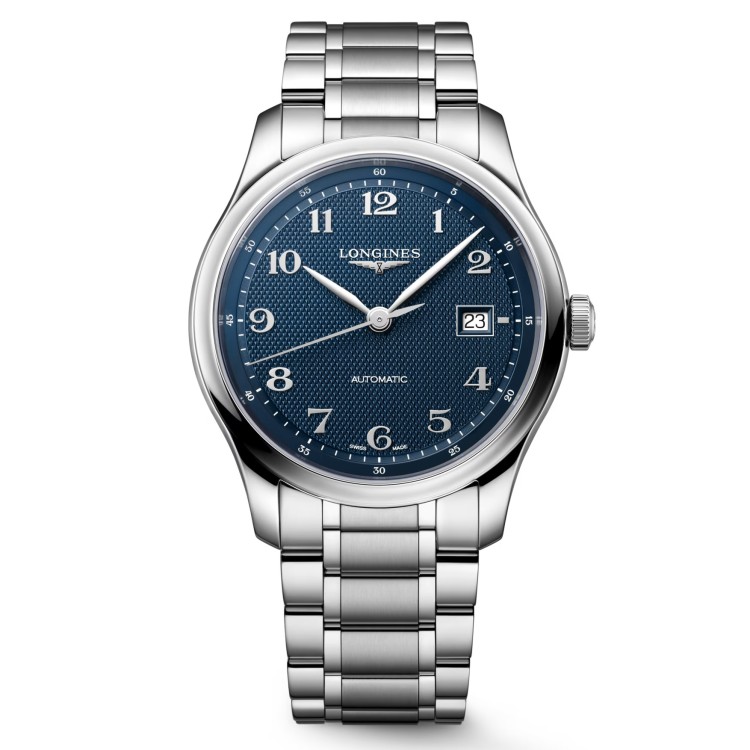 Longines Longines Master L2.950.4.93.6 41 mm Blu Bracciale Acciaio