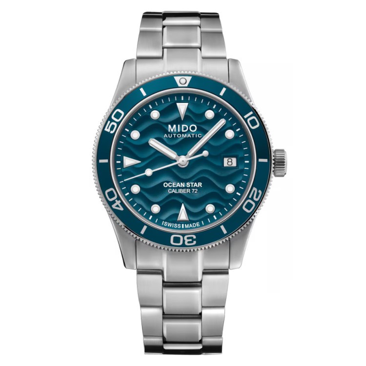 Mido Ocean Star M026.907.11.041.01 Automatico 39 mm Bianco Caucciù