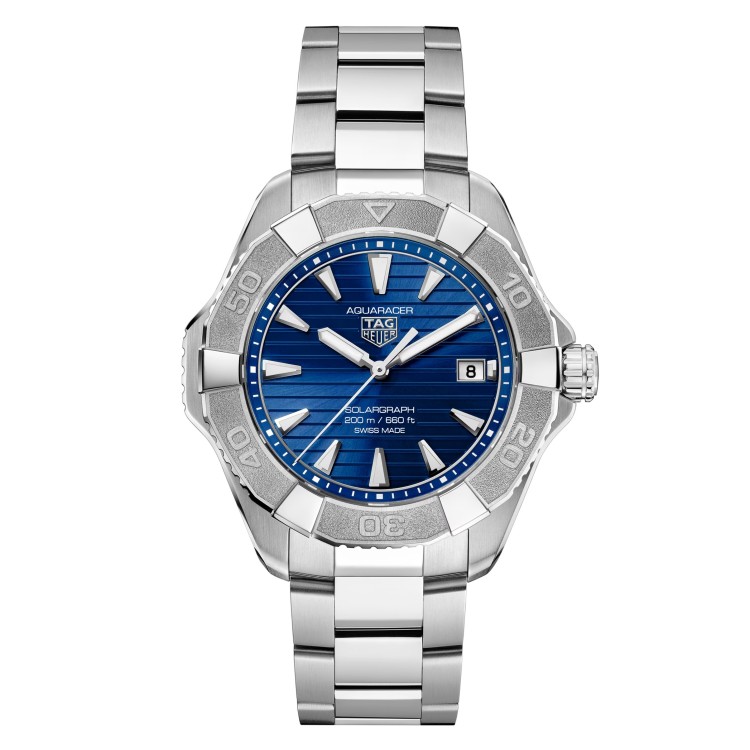 Tag Heuer Aquaracer WBP1117.BA0047 Quarzo 40 mm Blu Bracciale Acciaio