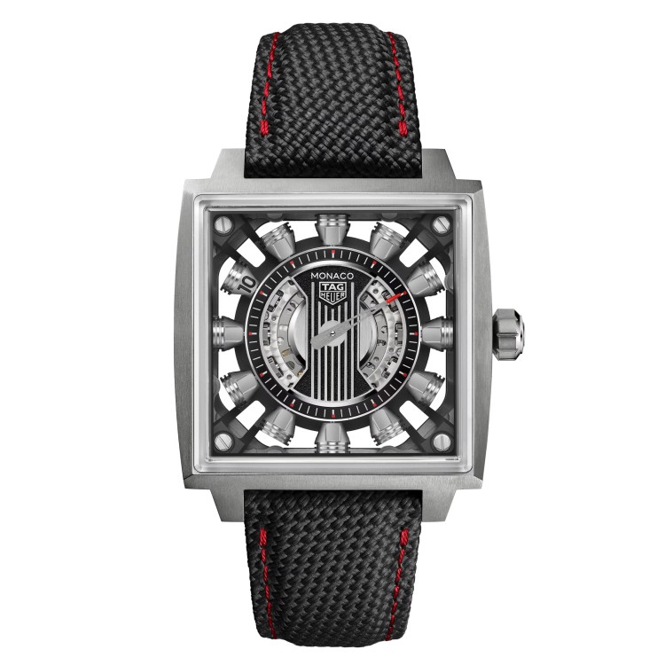Tag Heuer Monaco WBW2180.FT8133 Automatico 40 mm Argentè Caucciù