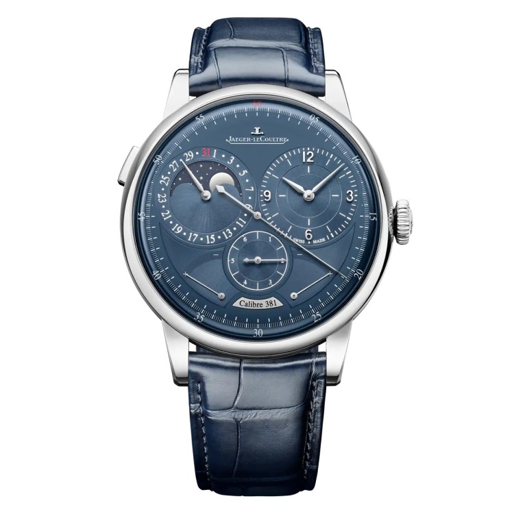 Jaeger-LeCoultre Duometre Q604848j Carica Manuale 42.5 mm Acciaio Blu