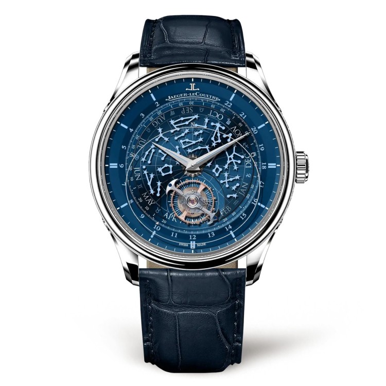 Jaeger-LeCoultre Tradition Q5273480 Carica Manuale 43 mm Oro Bianco Blu