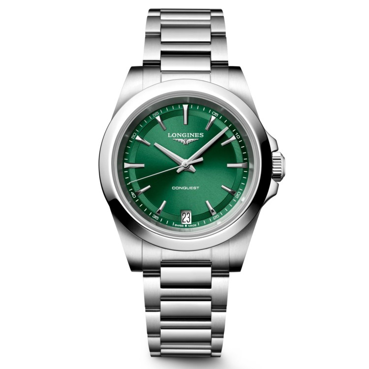 Longines Conquest L3.460.4.09.6 Quarzo 34 mm Acciaio Bracciale Acciaio