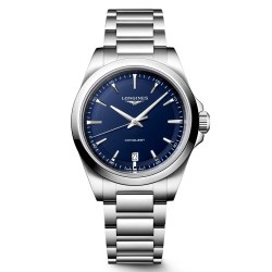 Longines Conquest L3.750.4.92.6 Quarzo 38 mm Acciaio Blu Bracciale Acciaio
