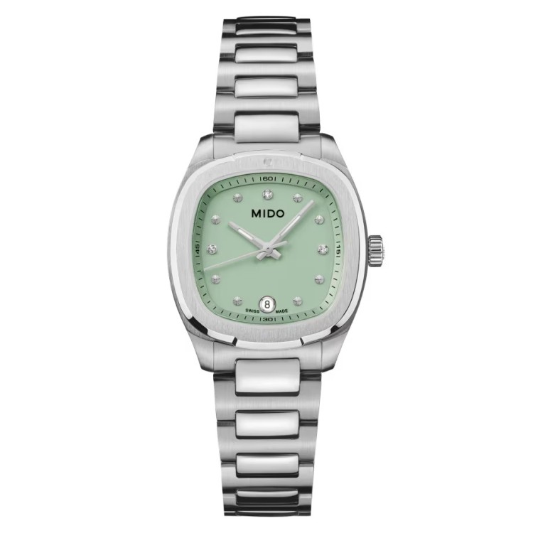 Mido Multifort M049.110.11.096.00 Quarzo 28 mm Acciaio Verde