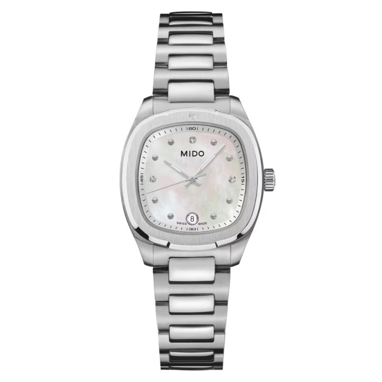 Mido Multifort M049.110.11.116.00 Quarzo 28 mm Acciaio Madreperla