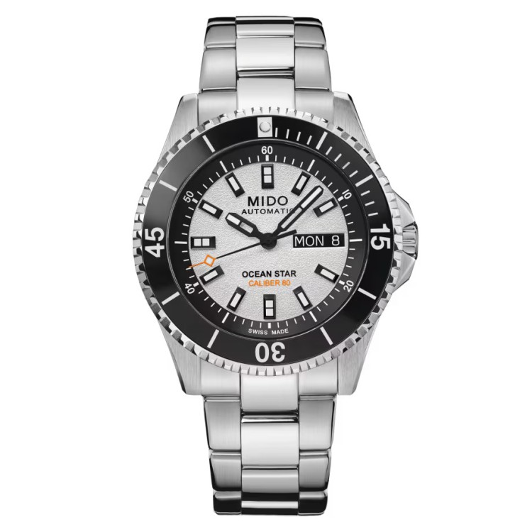 Mido Ocean Star M026.930.11.011.00 Automatico 41 mm Acciaio Bianco Bracciale Acciaio