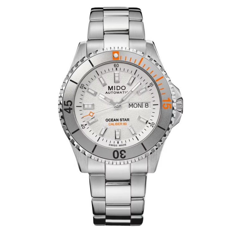 Mido Ocean Star M026.930.11.031.00 Automatico 41 mm Acciaio Argentè Bracciale Acciaio