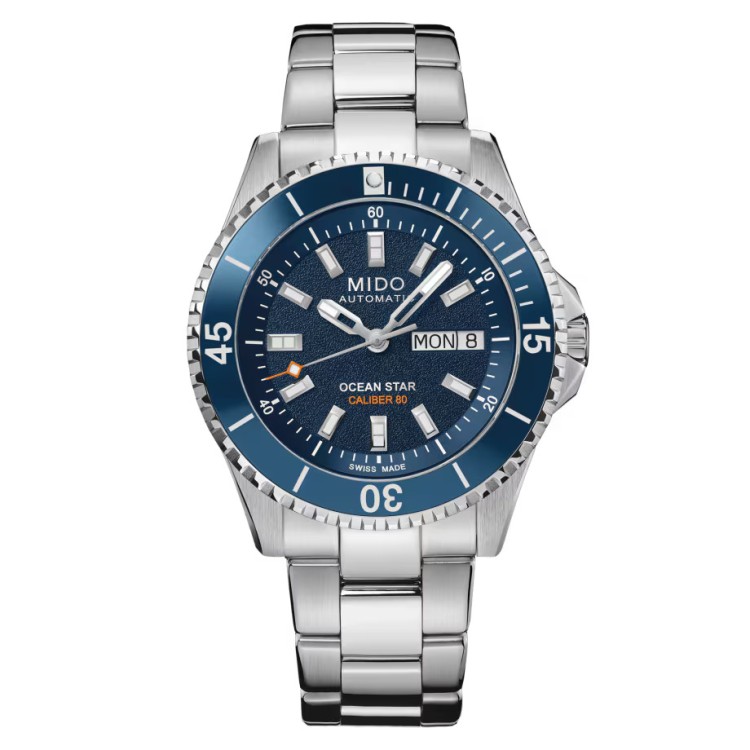 Mido Ocean Star M026.930.11.041.00 Automatico 41 mm Acciaio Blu Bracciale Acciaio