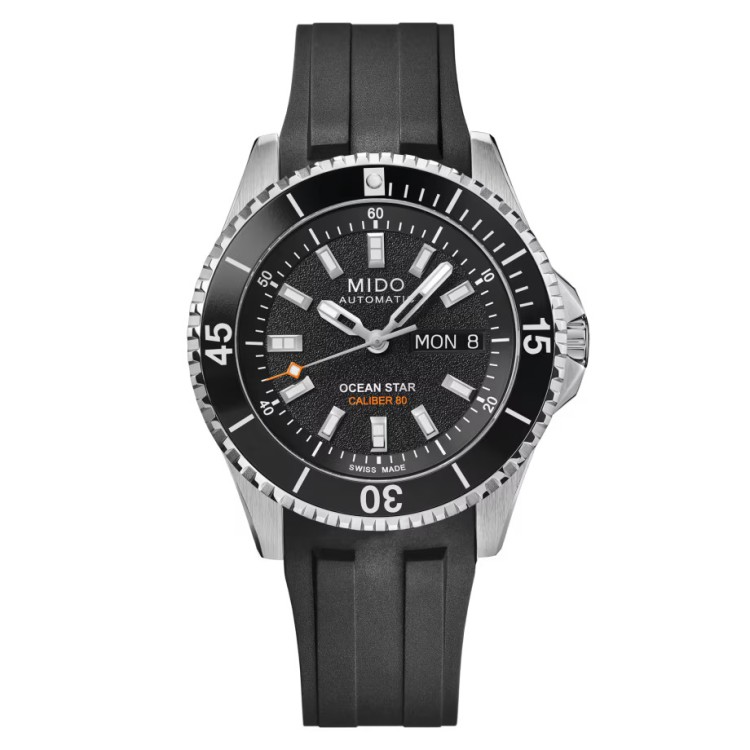 Mido Ocean Star M026.930.17.051.00 Automatico 41 mm Acciaio Nero Caucciù