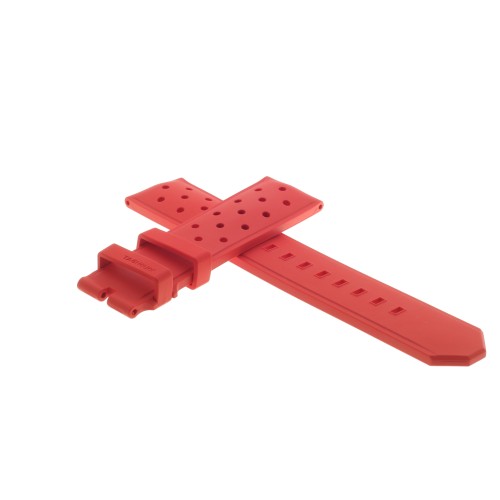 Tag Heuer Cinturino Formula 1 Caucciù Rosso Forato 22/20 CAZ101G Max Verstasppen limited edition