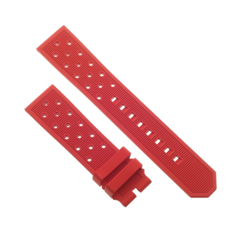 Tag Heuer Cinturino Formula 1 Caucciù Rosso Forato 22/20 CAZ101G Max Verstasppen limited edition