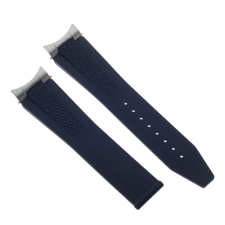 Longines Cinturino Caucciù blu 22/18 mm Conquest 2023 cronografo L3.835.4
