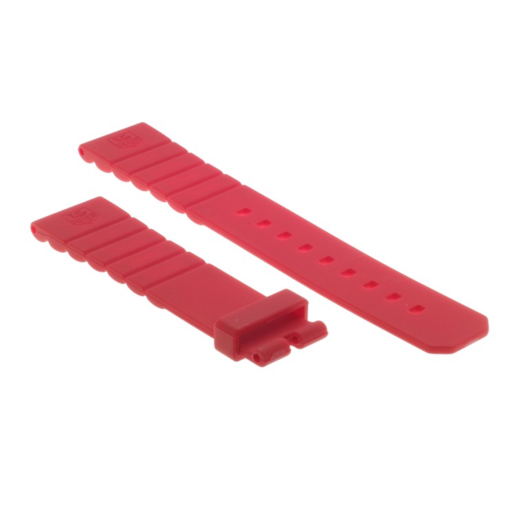 Tag Heuer Cinturino Formula 1 Caucciù Rosso 20/18 CAC11, WAC1113