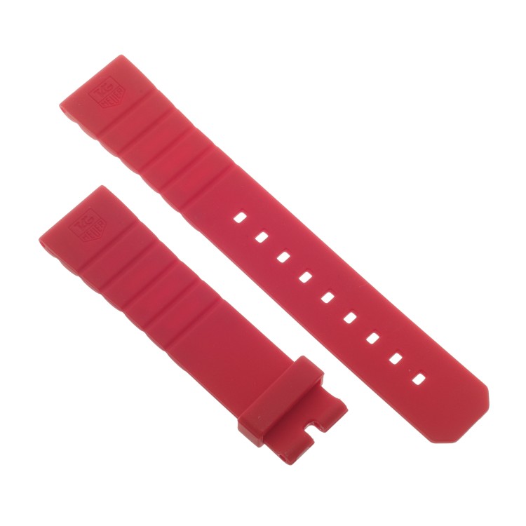 Tag Heuer Cinturino Formula 1 Caucciù Rosso 20/18 CAC11, WAC1113
