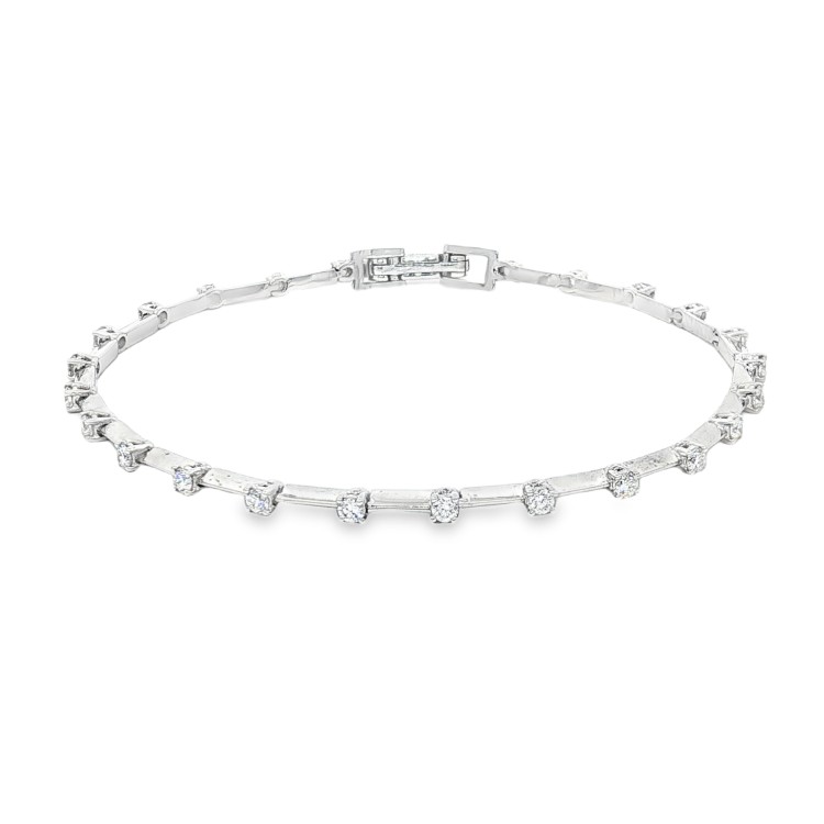 ALFIERI & St. JOHN Bracciale Diamanti ct 0,84 Oro 18 kt