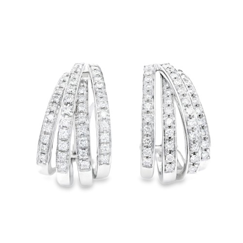 ALFIERI & St JOHN Orecchini Diamanti ct 1,34 Oro 18 kt 17,6 gr
